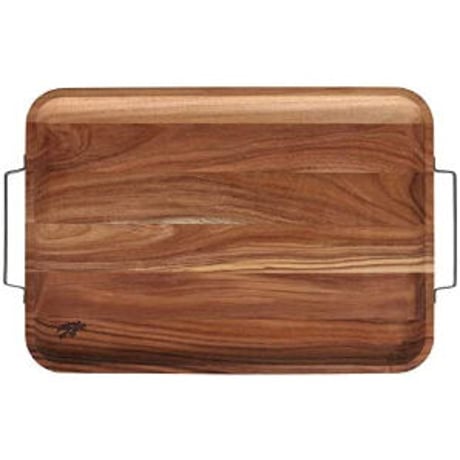 ダルトン  トレイ ウィズ メタル ハンドル レクタングル Lサイズ アカシアシリーズ ACACIA TRAY WITH METAL HANDLE RECTANGLE K19-0106L
