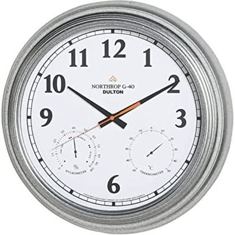 ダルトン(Dulton) 掛け時計 ウォールクロック ノースロップG-40 直径405×奥行60mm WALL CLOCK ''NORTHROP G-40'' WD K725-926WD
