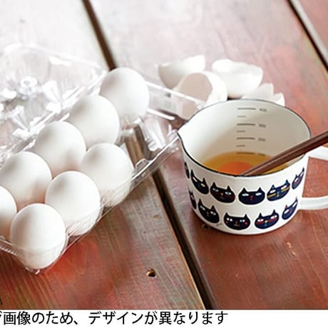Plune「プルーン」 メジャーカップ 450ml あかいちご ホーロー MC-603