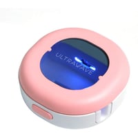 MEDIK 歯ブラシ除菌キャップ コンパクト UV-C LED 携帯 ピンク MDK-TS00PK