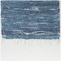 ダルトン(Dulton) インテリア雑貨 デニムマット 縦500×横750mm DENIM MAT A659-601DBL ホワイト