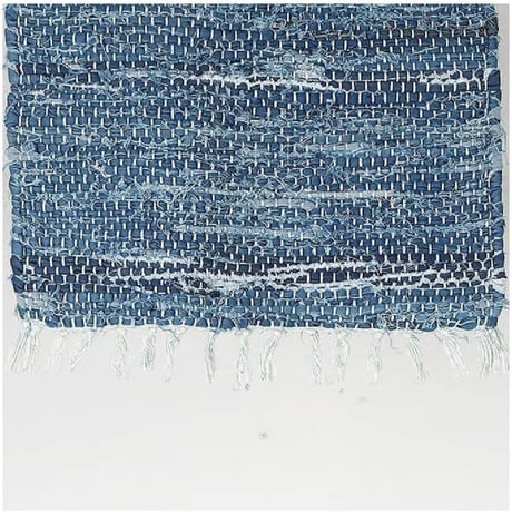 ダルトン(Dulton) インテリア雑貨 デニムマット 縦500×横750mm DENIM MAT A659-601DBL ホワイト