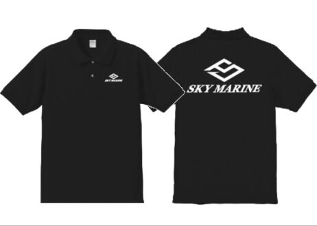 SKY MARINE ポロシャツ(ブラック・ブルー・ピンク)