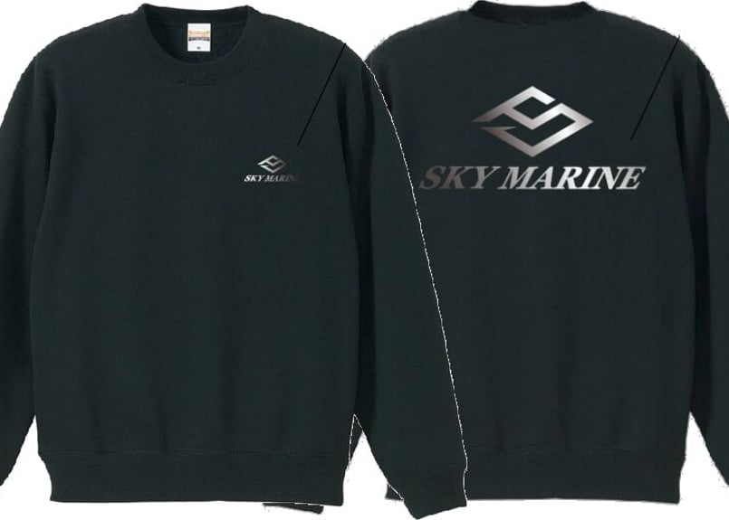 SKY MARINE トレーナー(ブラック) | SKY MARINE.SHOP