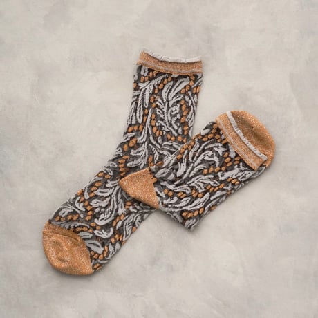 アルベロベロ　シースルー　靴下　6足 チェック柄シースルーソックス（G254944）|algy（アルジー