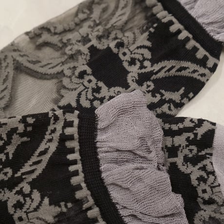 see-through baroque <black> L-S63