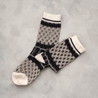 see-through check <black> L-M39