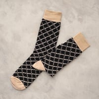 《men's》3D check <black> M-M23