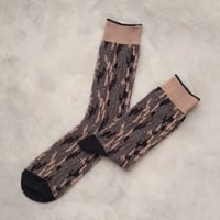 《men's》bark jacquard <navy × mocha> M-M15