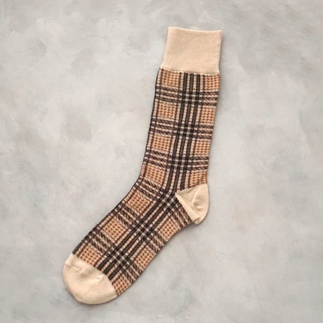 《men's》british check <beige> M-M24