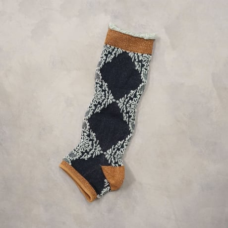 motif lace ankle cover socks <navy> L-L16