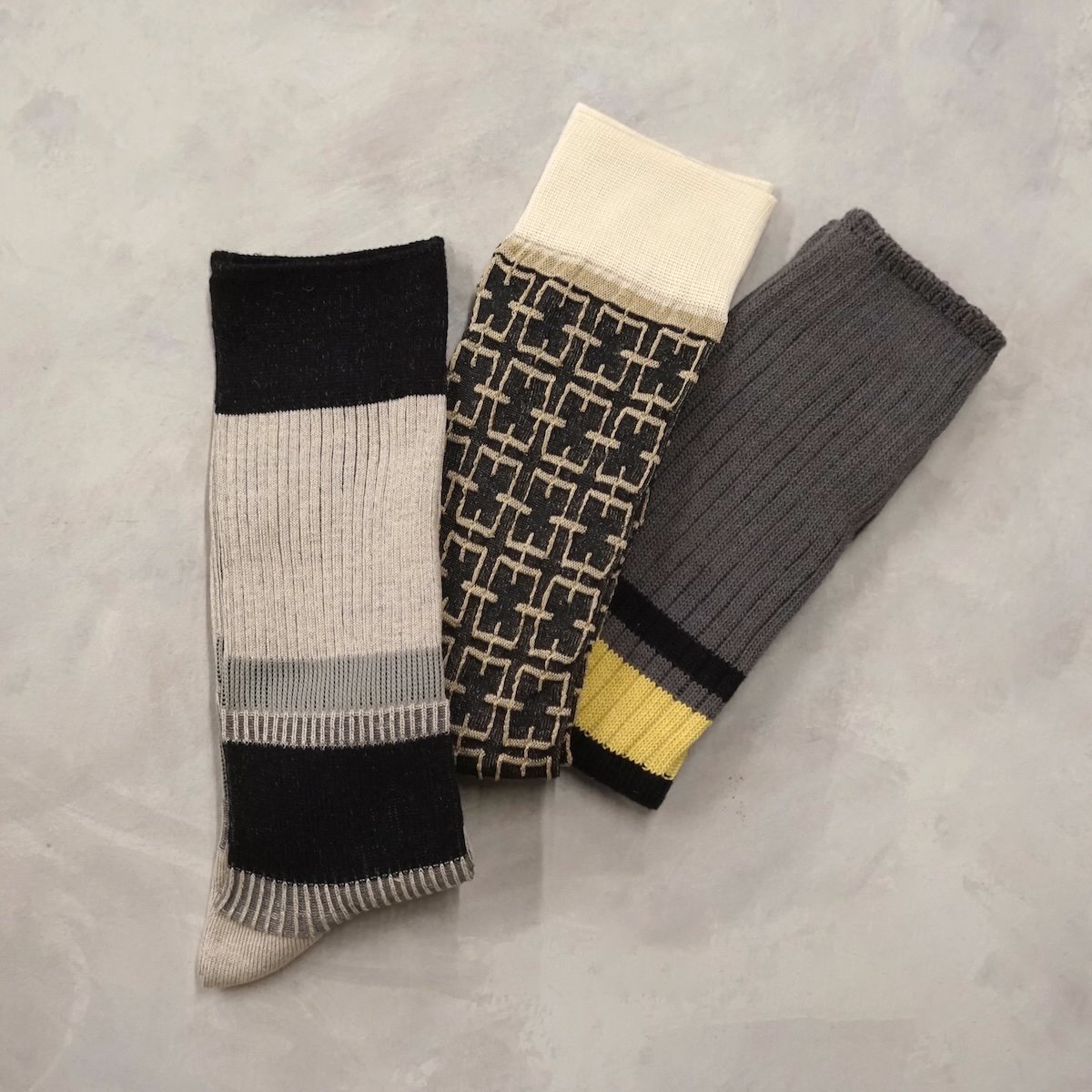 Man 3点セット 専用ページ オンライン限定《men's》3pairs set A <black> | potec