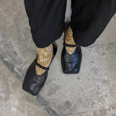 paisley lace  <brown beige> L-S10