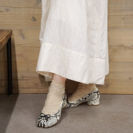 fringe tabi <beige> L-K15