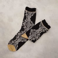 see-through motif lace <black> L-M83