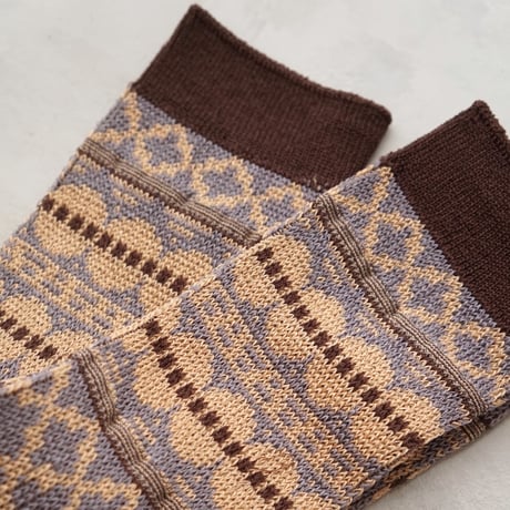 《men's》scalloped jacquard <gray> M-M17