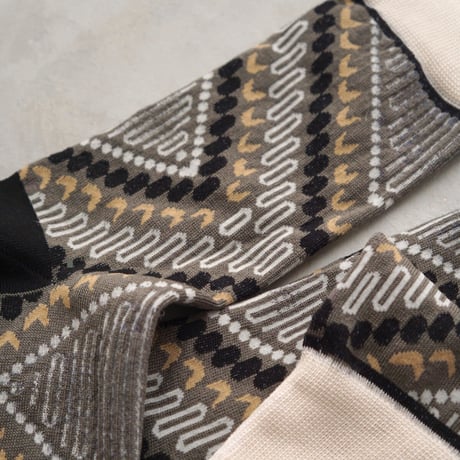 《men's》cross & stripes <khaki> M-M04