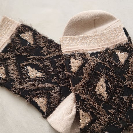 triangle fringe <black> L-S22