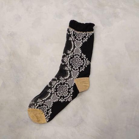 see-through motif lace <black> L-M83