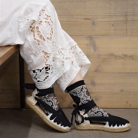 see-through motif lace <black> L-M83