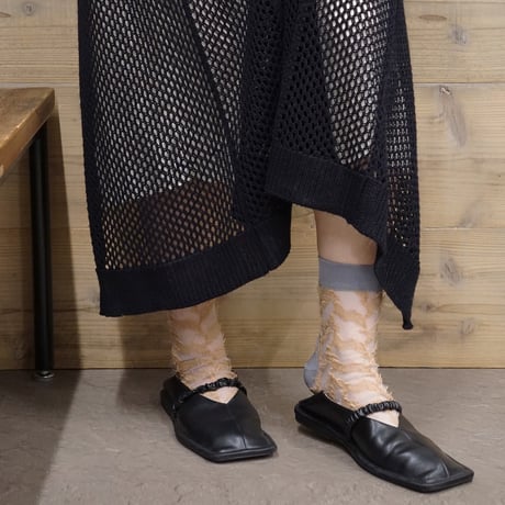 see-through fringe <gray> L-S68