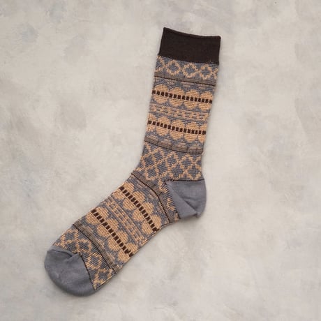 《men's》scalloped jacquard <gray> M-M17