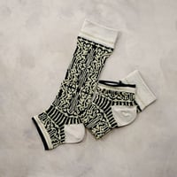 arabesque ankle cover socks (long) <green> L-L17