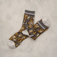 see-through flower <olive> L-S34