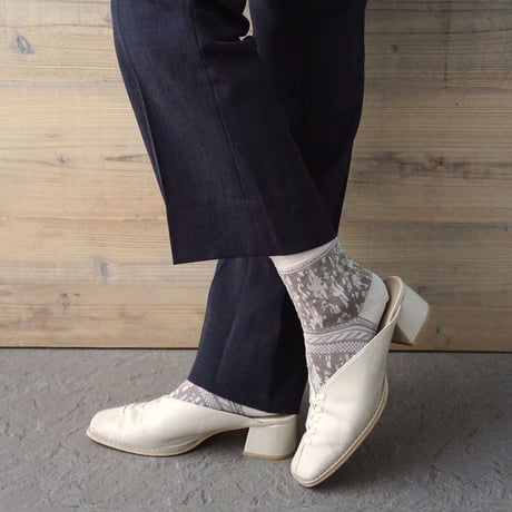 faded dots <cafe au lait> L-S27