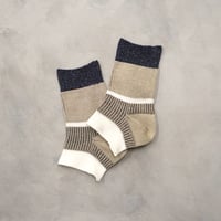 ankle cover socks (short) <sand beige> L-S35