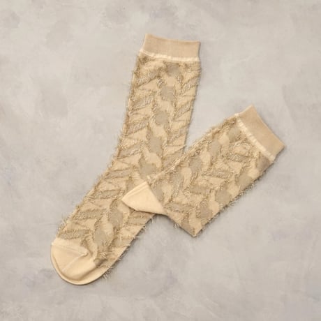 shiny fringe <light beige> L-M59