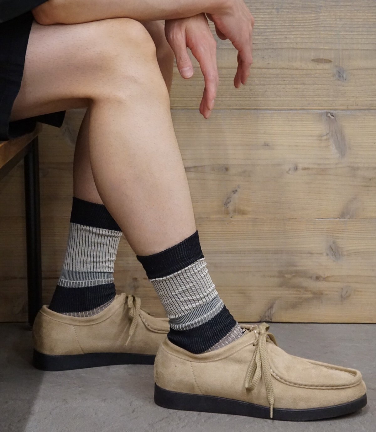 Man 3点セット 専用ページ オンライン限定《men's》3pairs set A <black> | potec