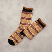 fluffy dot & fringe <beige> L-M75