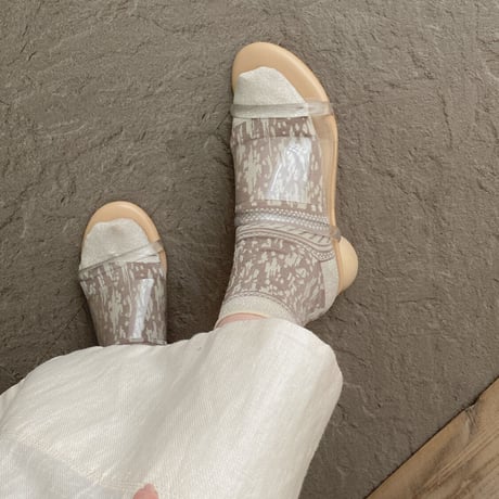 faded dots <cafe au lait> L-S27