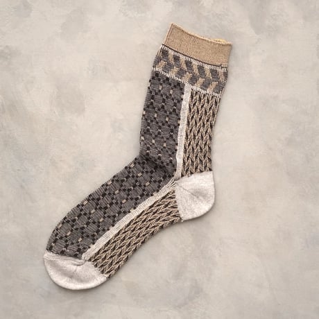 honeycomb & herringbone <beige> L-M30