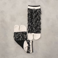 fringe tabi <black> L-K15