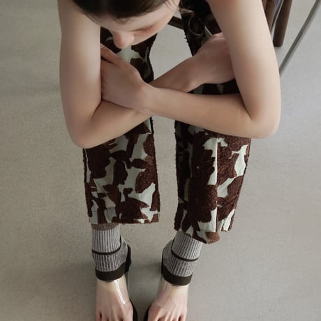 ankle cover socks (short) <khaki gray> L-S35
