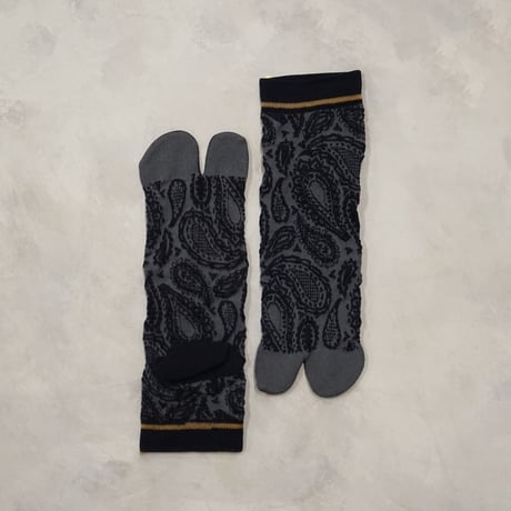 《men's》paisley tabi <navy> M-K04