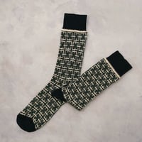 《men's》3D frame & line <dark green> M-M27