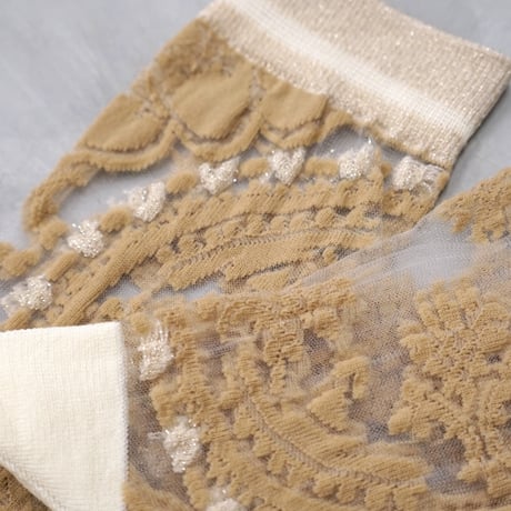 see-through lotus <beige> L-M54