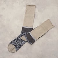 see-through paisley <gray> L-L09