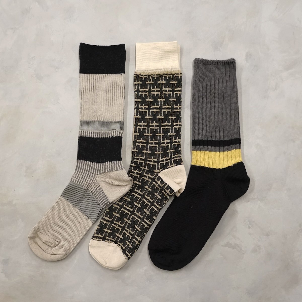 Man 3点セット 専用ページ オンライン限定《men's》3pairs set A <black> | potec