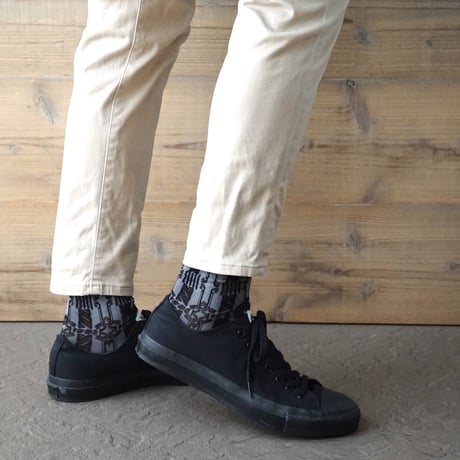 《men's》decoration stripes <gray> M-M22