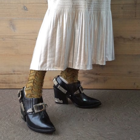 shiny fringe <khaki> L-M59