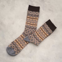 《men's》scalloped jacquard <gray> M-M17