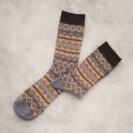 《men's》scalloped jacquard <gray> M-M17