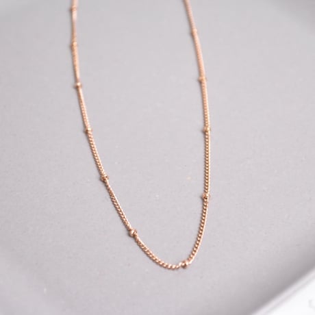 ボールチェーン　金属アレルギー対応　サージカルステンレス316L【ネックレス #02】