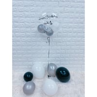 メッセージバルーン　モノトーン