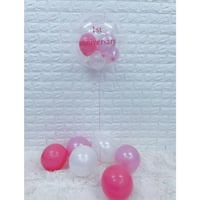 メッセージバルーン　ピンク