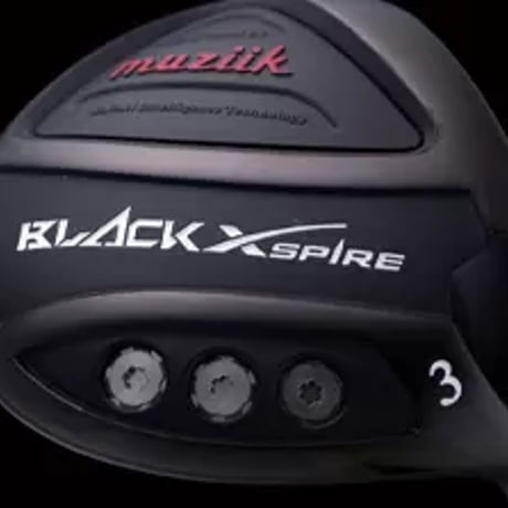 ムジーク　BLACK  XSPIRE　フェアウェイウッド  スキッター　SKITTER ハイグロシルバー　ドライバー用シャフト付